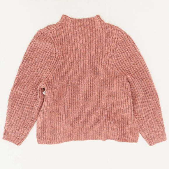 Peach Funnelneck Sweater - Picture 2 of 2